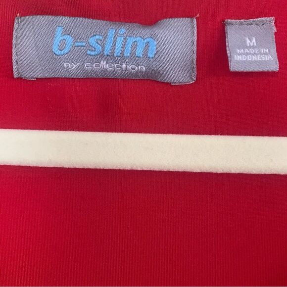 B-Slim by NY Collection Cross-Front Fit & Flare Dress - Picture 8 of 8